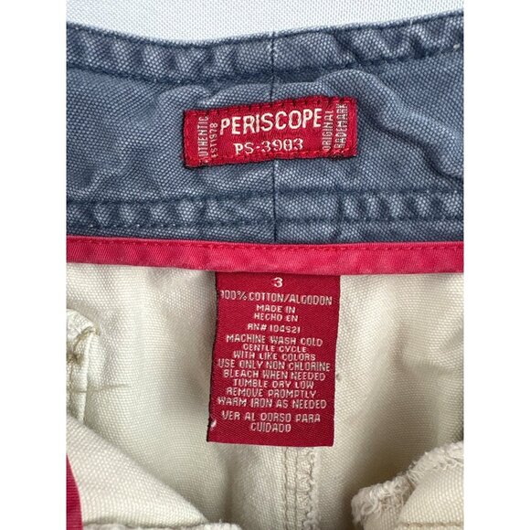 Periscope Womens Beige Cotton Flare Pants Size 3 - Picture 3 of 5